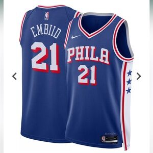 Nike Adult Philadelphia 76ers Joel Embiid #21 Jersey